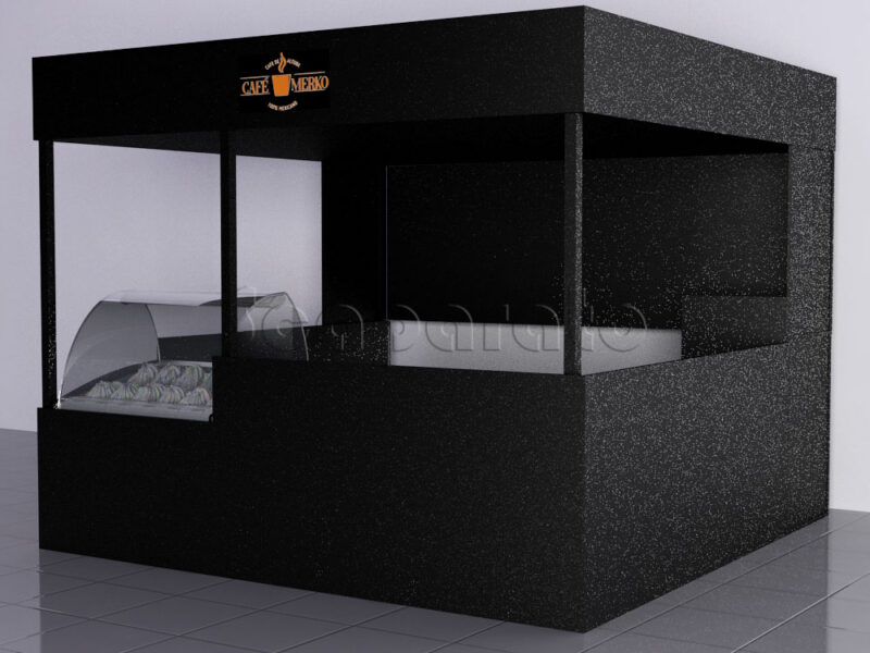 Venta de kioscos comerciales con un diseño personalizado exclusivo.